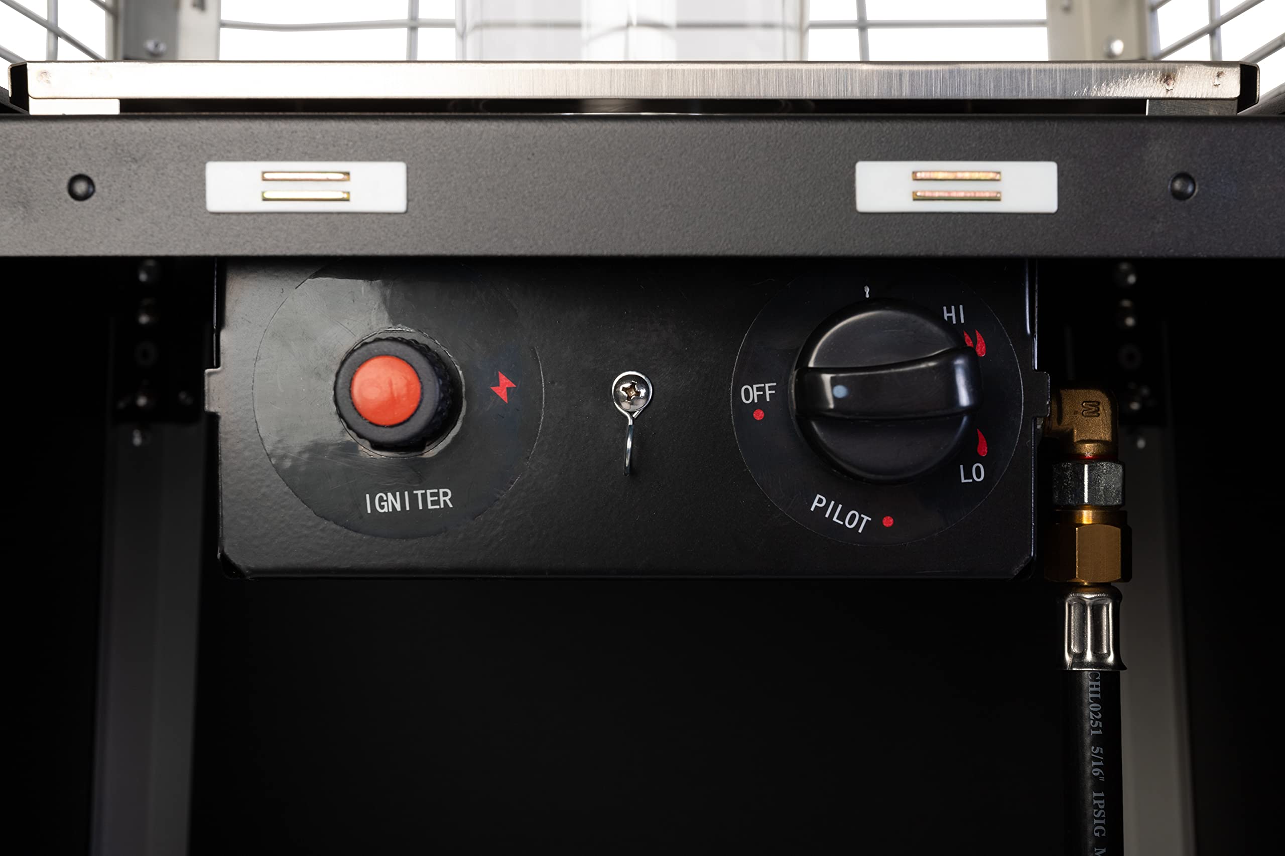 Golden Flame Resort Model 49,000 BTU Natural Gas Glass-Tube Flame Patio Heater