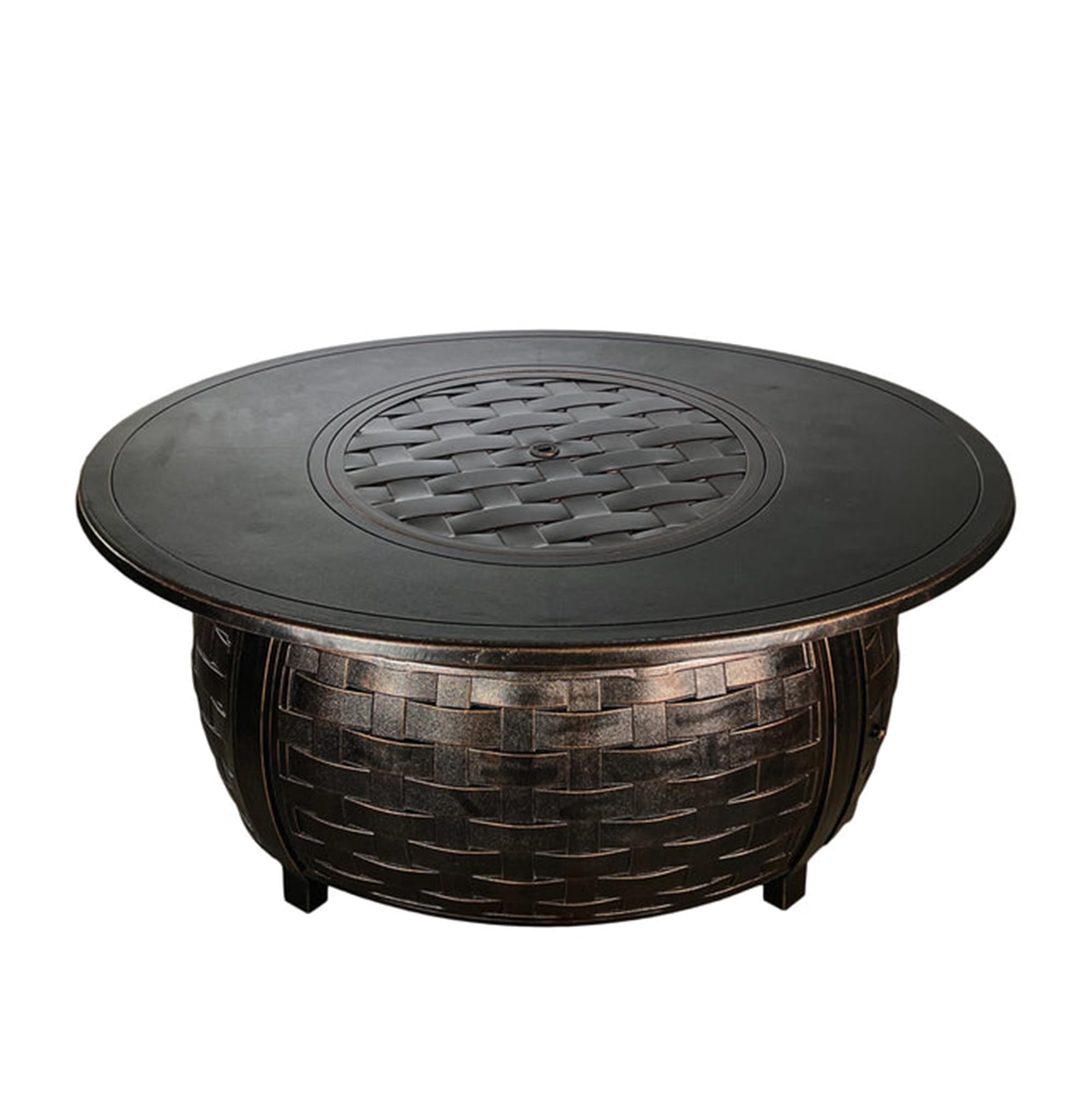 Golden Flame Natural Gas Firepit Table