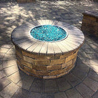 Golden Flame 30" Round Drop-In Fire Pit Pan w/ Installed 24” Round Stainless-Steel Fire Ring Burner