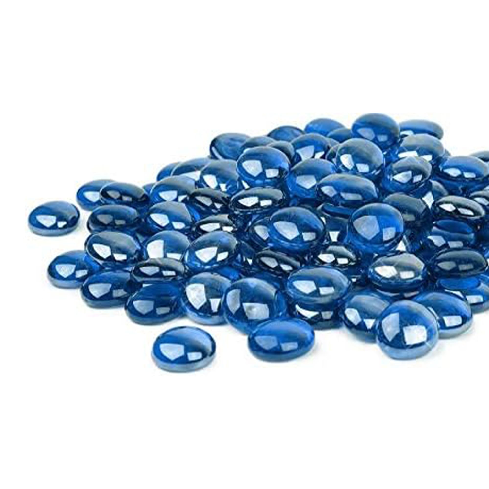 Golden Flame Fire Drops – Reflective Fire Pit Glass Rocks for Propane and Natural Gas Fire Pits