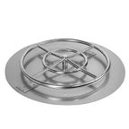Golden Flame 24" Round Flat Fire Pit Pan