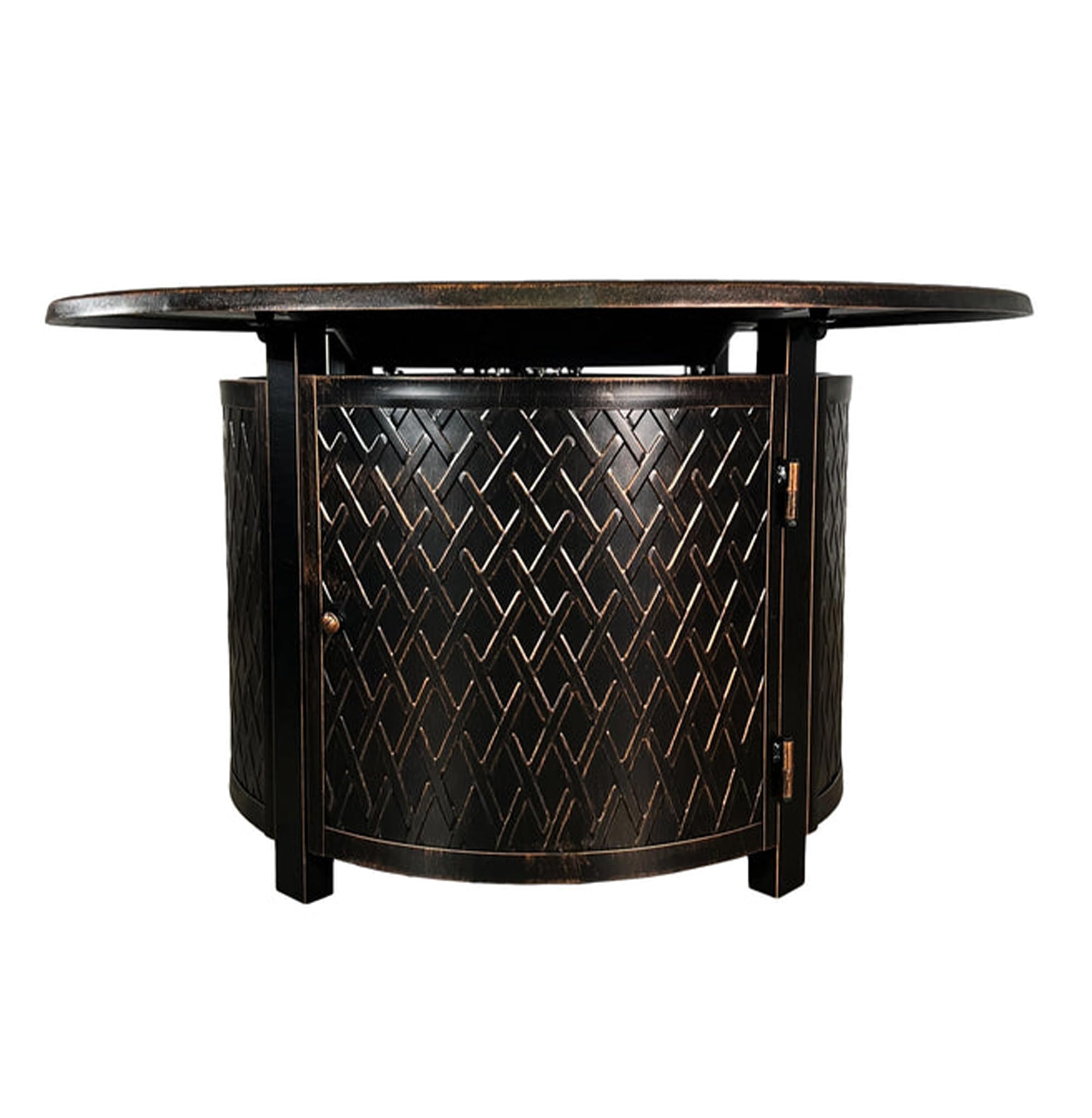 Golden Flame Natural Gas Firepit Table